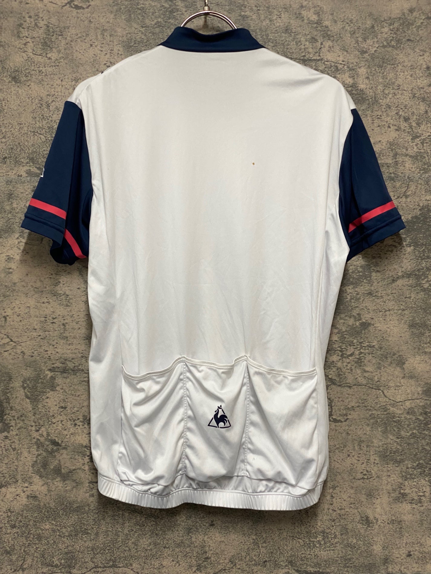 ルコック サイクル ウインター ボンディング ジャージ ホワイト Mサイズ KB898 ルコックスポルティフ le coq sportif Steel 半袖サイクル