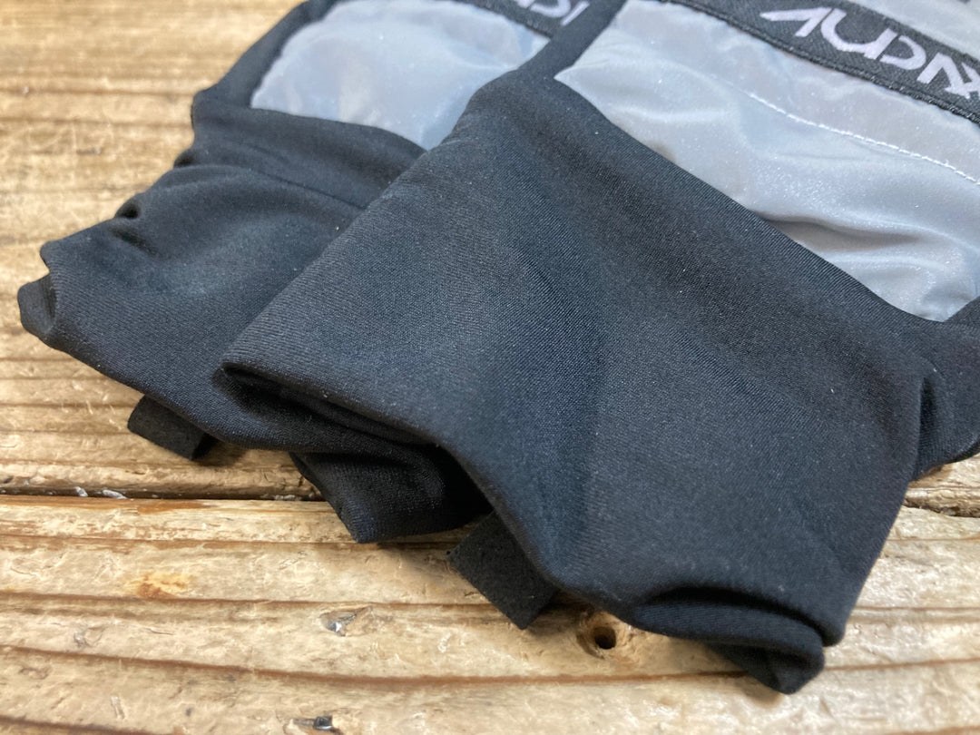 KF826 カフェドシクリステ CAFE DU CYCLISTE AUDAX 長指 ウィンターグローブ リフレクター 黒 L