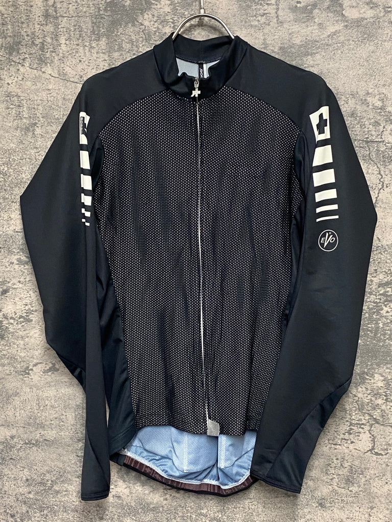 JW289 アソス ASSOS INTERMEDIATE EVO 長袖 サイクルジャージ 黒 XL