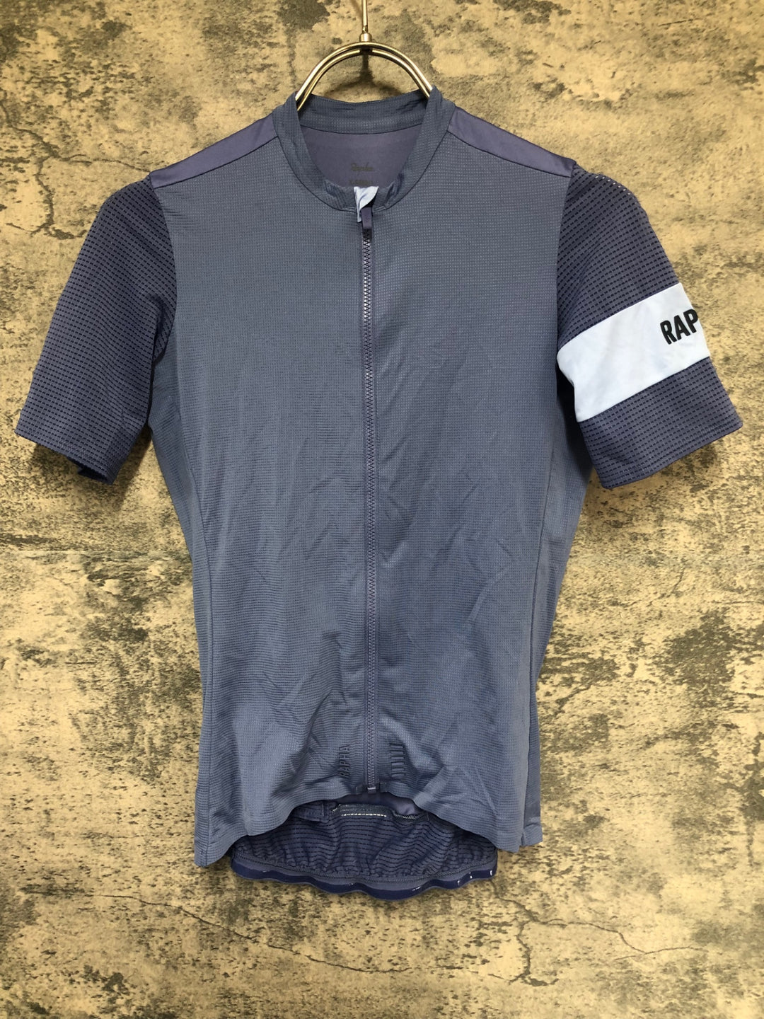 KL454 ラファ Rapha PRO TEAM WOMEN'S FLYWEIGHT JERSEY 半袖 サイクルジャージ 紫 XS ※動物の毛