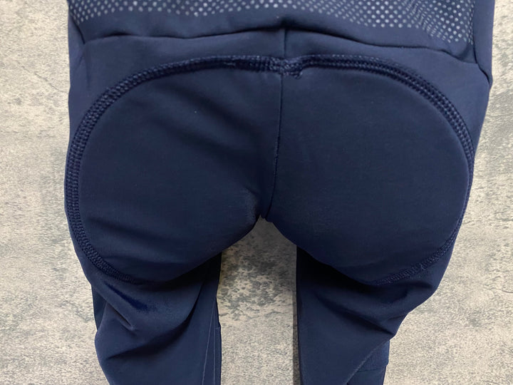 KB326 ラファ Rapha CARGO WINTER TIGHTS WITH PAD カーゴ ビブタイツ 紺 S 裏起毛