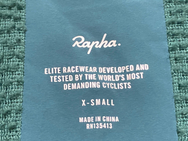 JZ393 ラファ Rapha PRO TEAM INSULATED JACKET 長袖 サイクルジャケット 緑 XS