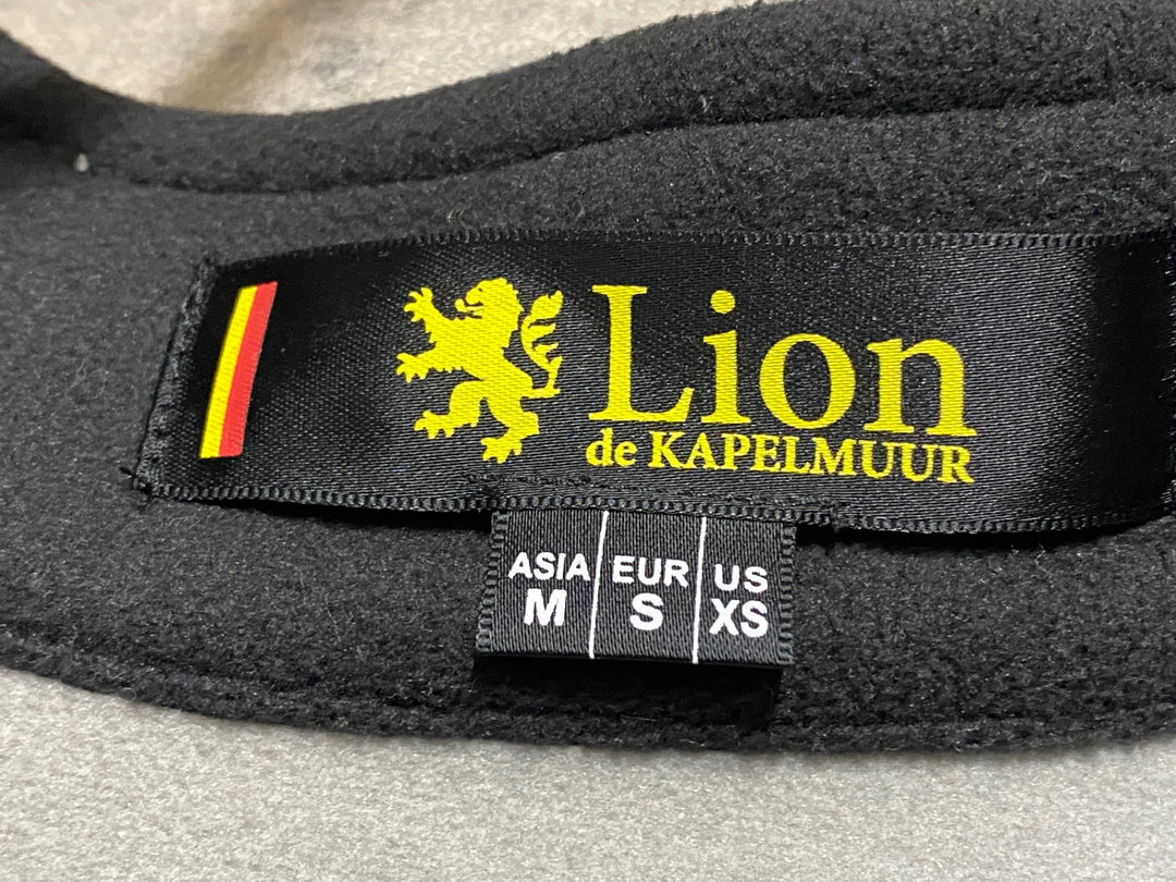 KI478 リオンドカペルミュール Lion de KAPELMUUR サイクルジャケット 裏起毛 M 黒