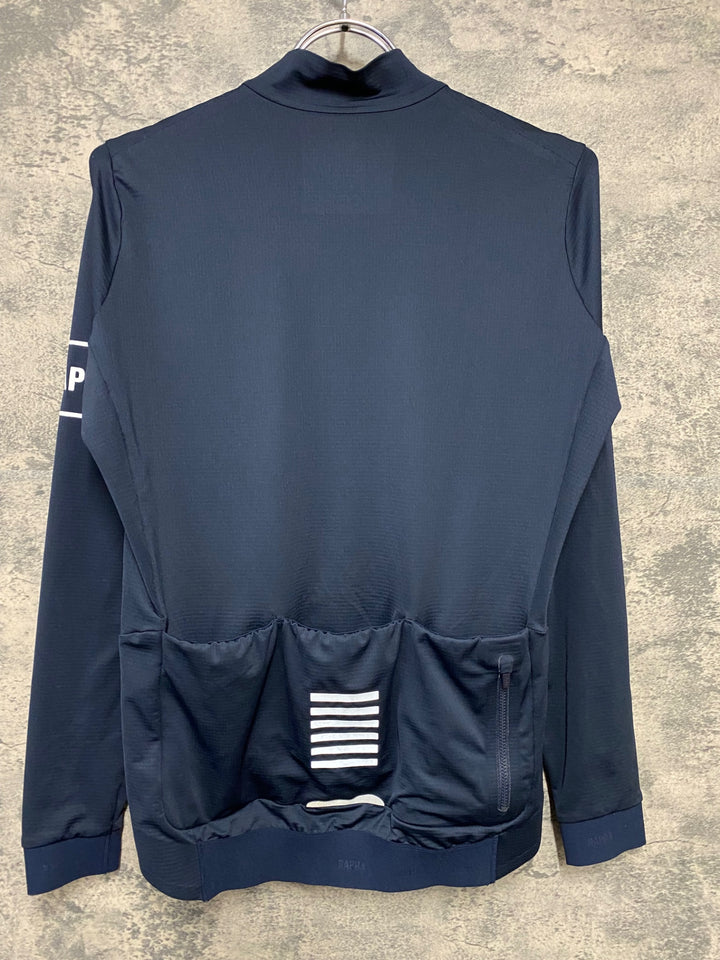 KD616 ラファ Rapha PRO TEAM LONG SLEEVE JERSEY 長袖 サイクルジャージ 紺 M