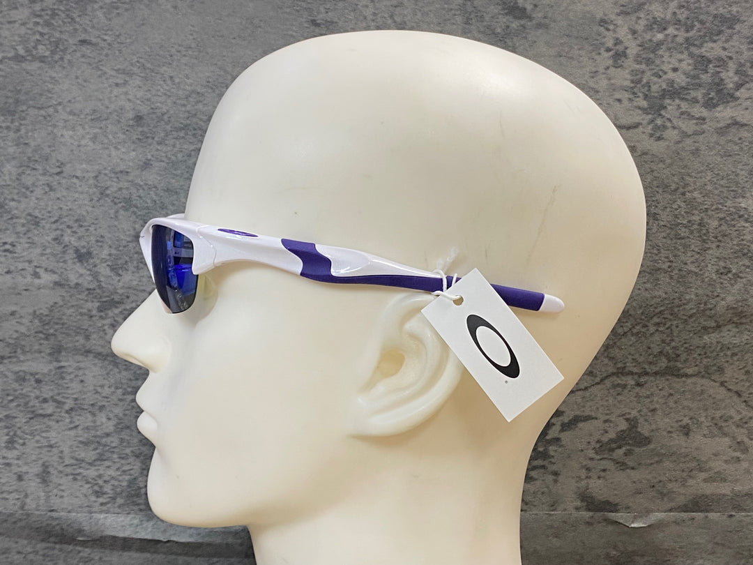 KE558 オークリー OAKLEY HALFJACKET サングラス アイウェア 白 紫