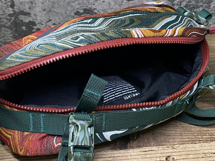 JP168 ラファ Rapha WOMEN'S NOMAD BAR BAG ハンドルバーバッグ 総柄 ※穴