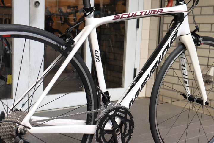 BFV013 メリダ MERIDA スクルトゥーラ SCULTURA 4000 2017モデル 50サイズ シマノ 105 5800 MIX 11S カーボン ロードバイク 【横浜店】