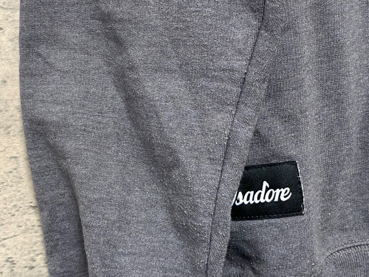 JG369 イザドア Isadore 長袖 Tシャツ グレー S 裏起毛 厚手