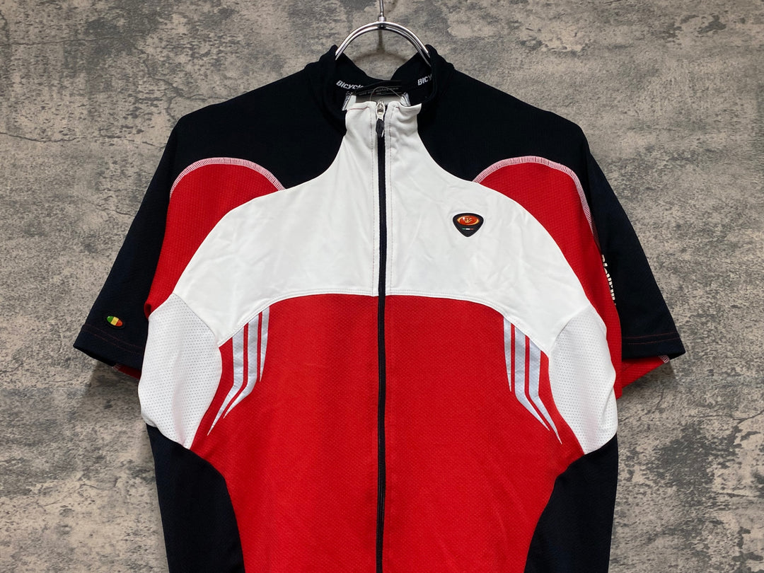 JV395 バイシクルライン Bicycle Line 半袖 サイクルジャージ 赤 XL