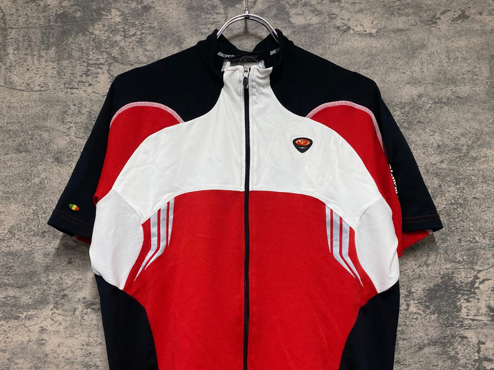 JV395 バイシクルライン Bicycle Line 半袖 サイクルジャージ 赤 XL