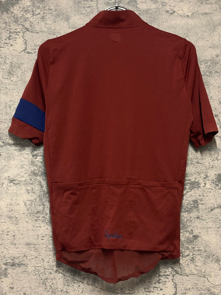 JE161 ラファ Rapha CLASSIC FLYWEIGHT JERSEY 半袖 サイクルジャージ オレンジレッド XS