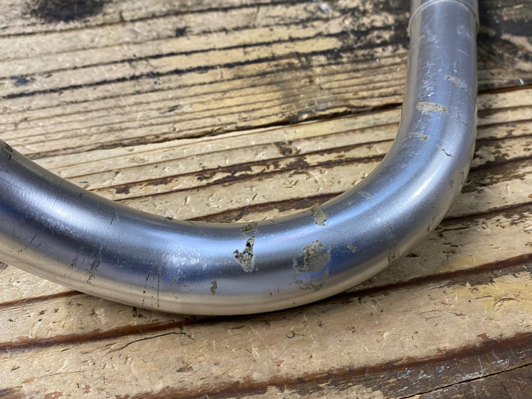 KP448 日東 NITTO Mod.55 フェルール刻印 アルミ ドロップハンドル エンド390mm Φ26