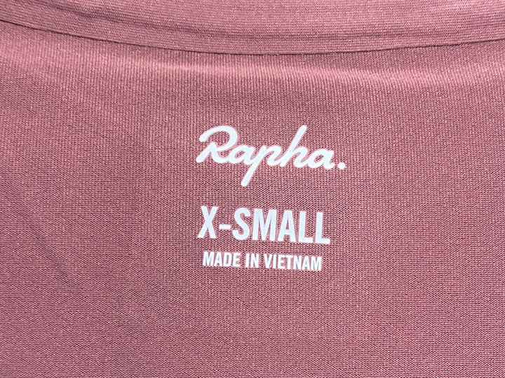 KQ690 ラファ Rapha MEN'S EXPLORE ZIP NECK TECHNICAL T-SHIRT 半袖 Tシャツ バーガンディ XS