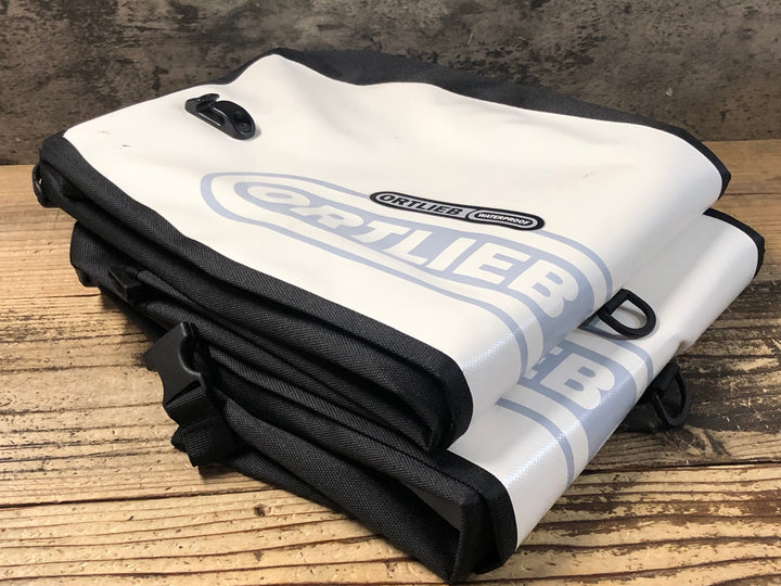 JQ950 オルトリーブ ORTLIEB WATERPROOF Back Roller Classic パニアバッグ 白 ※汚れ