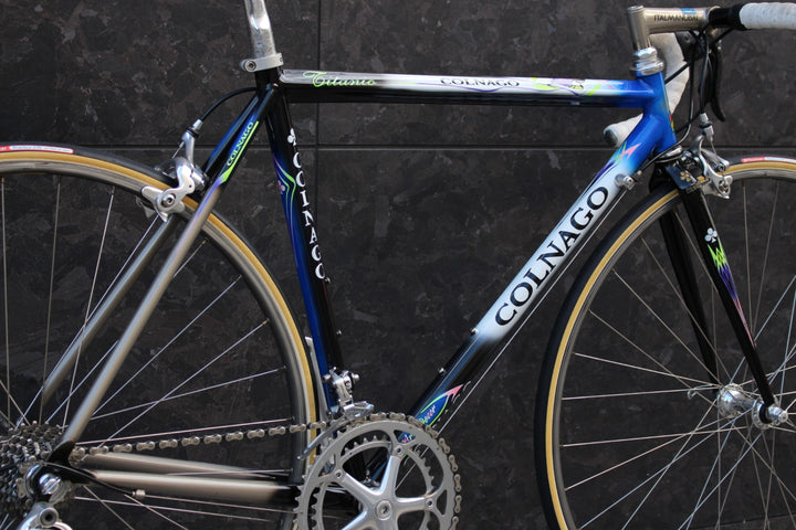 コルナゴ COLNAGO チタニオ TITANIO ART DECOR 1998年頃 カンパニョーロ レコード 9S チタン ロードバイク 【福岡店】