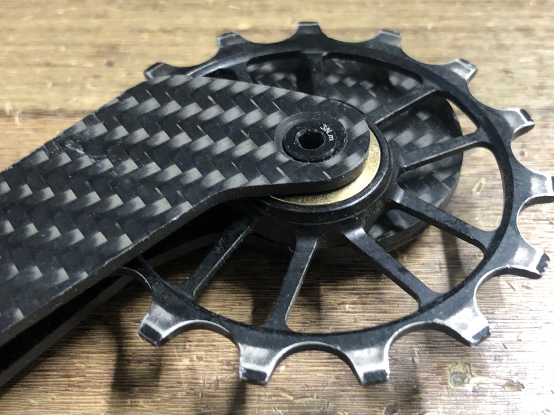 KA390 トーケン TOKEN SHURIKEN ビックプーリー TK1739S2 ブラック SRAM用