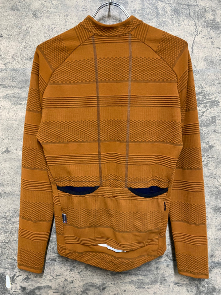 KS241 カフェドシクリステ cafe du cycliste Corinne 長袖 サイクルジャージ オレンジ S