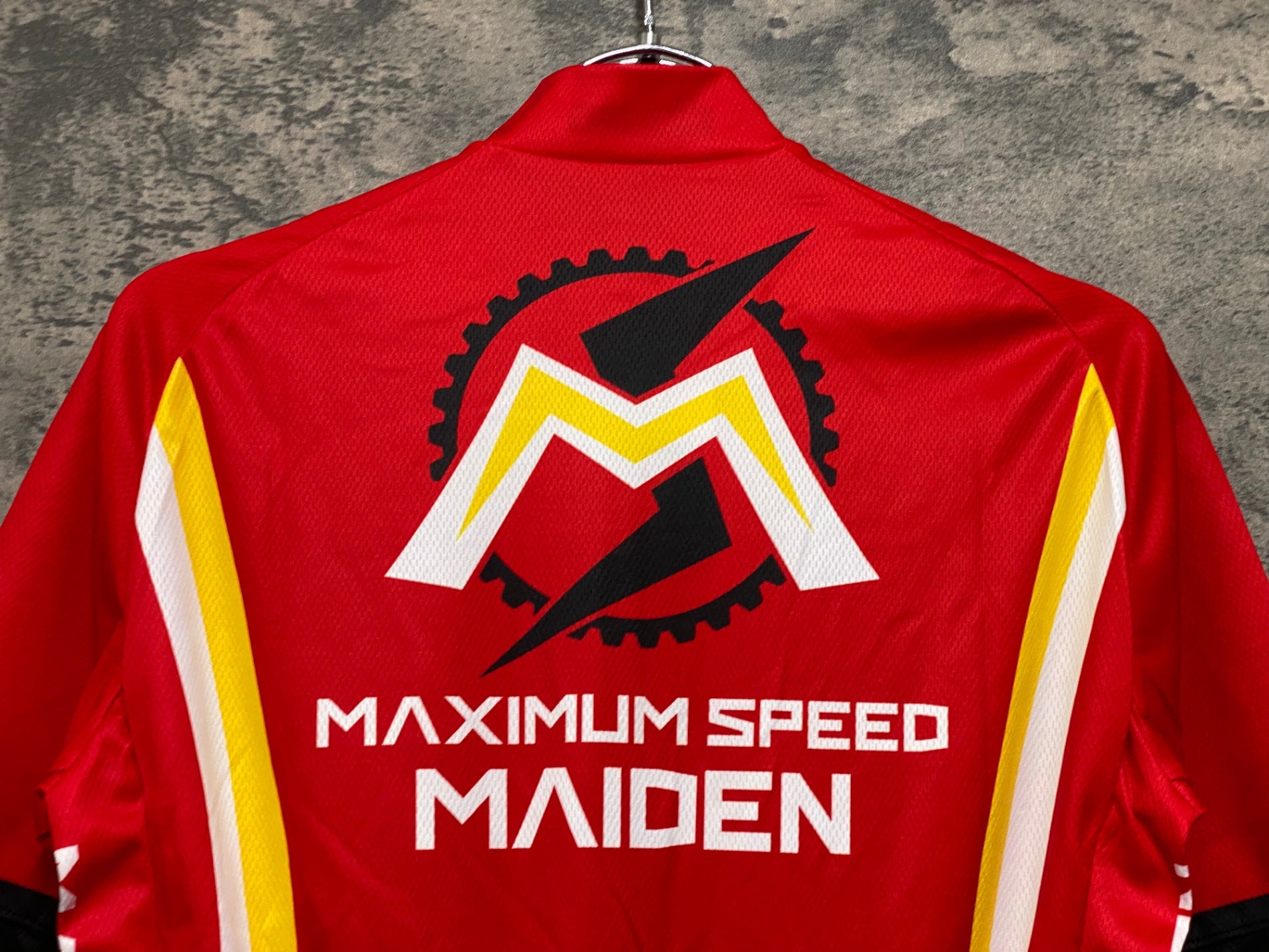 JM933 ウェイブワン WAVE ONE 半袖 サイクルジャージ 赤 M マキシマム