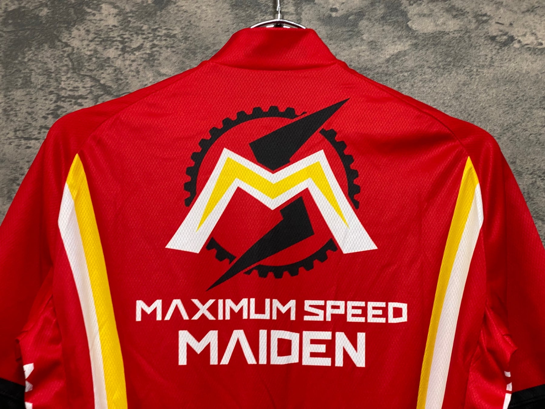 JM933 ウェイブワン WAVE ONE 半袖 サイクルジャージ 赤 M マキシマム