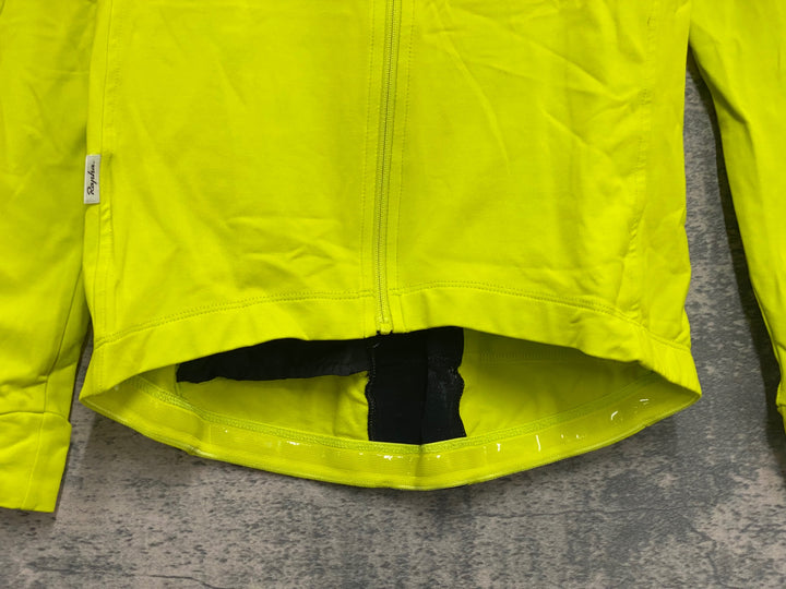 KA226 ラファ Rapha LONG SLEEVE SOUPLESSE JERSEY 長袖 サイクルジャージ 黃 S 裏起毛
