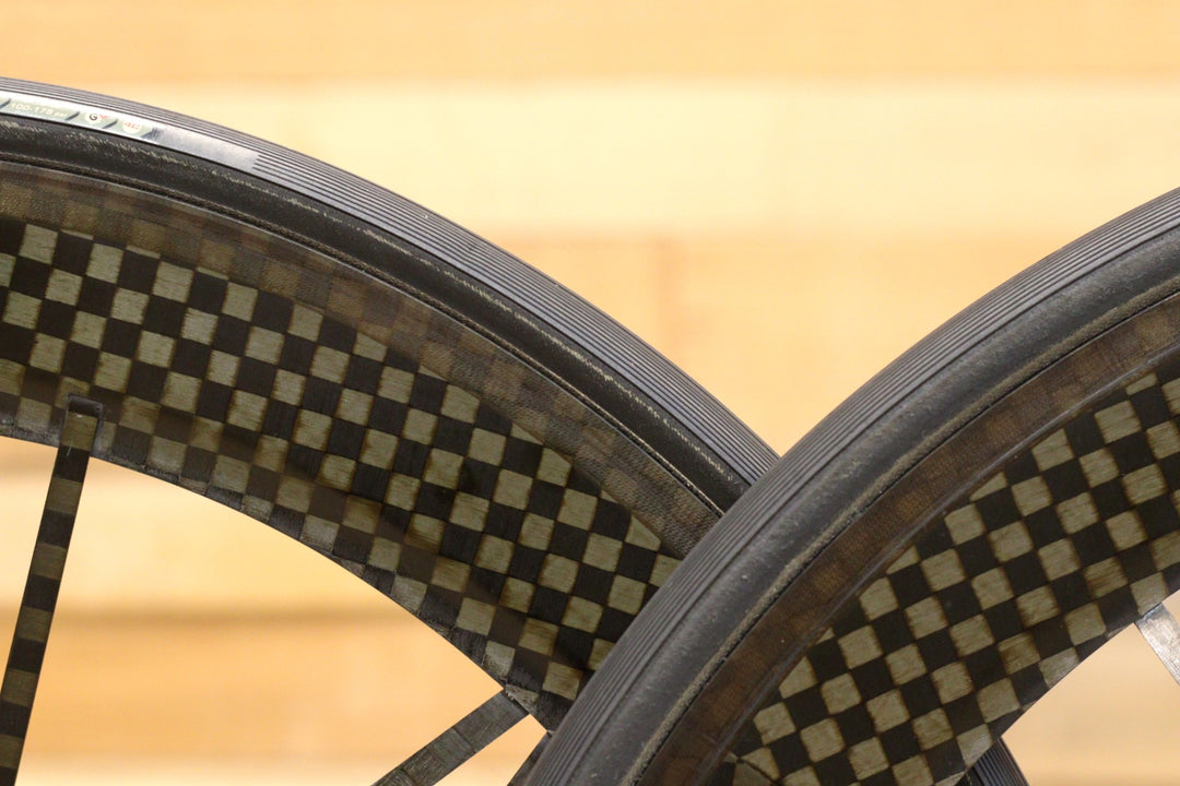マッドファイバー MADFIBER TUBULAR カンパニョーロ 12/11S カーボン チューブラー ホイールセット 【立川店】