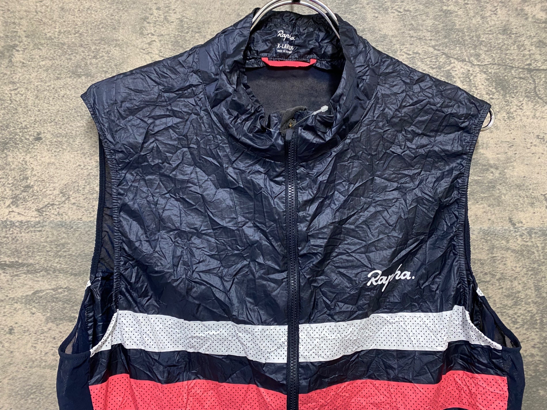 KD165 ラファ Rapha BREVET GILET ジレ サイクルベスト 紺 XL – BICI