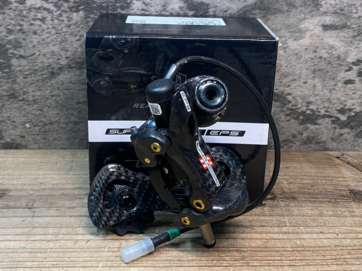 JO239 カンパニョーロ CAMPAGNOLO スーパーレコード SUPER RECORD 11 RD12-SR リアディレイラー EPS ※カーボン補修の為ジャンク