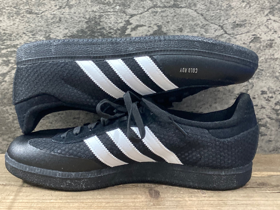 KQ863 アディダス adidas VELOSAMBA COLD RDY ビンディングシューズ 黒 EU43 1/2
