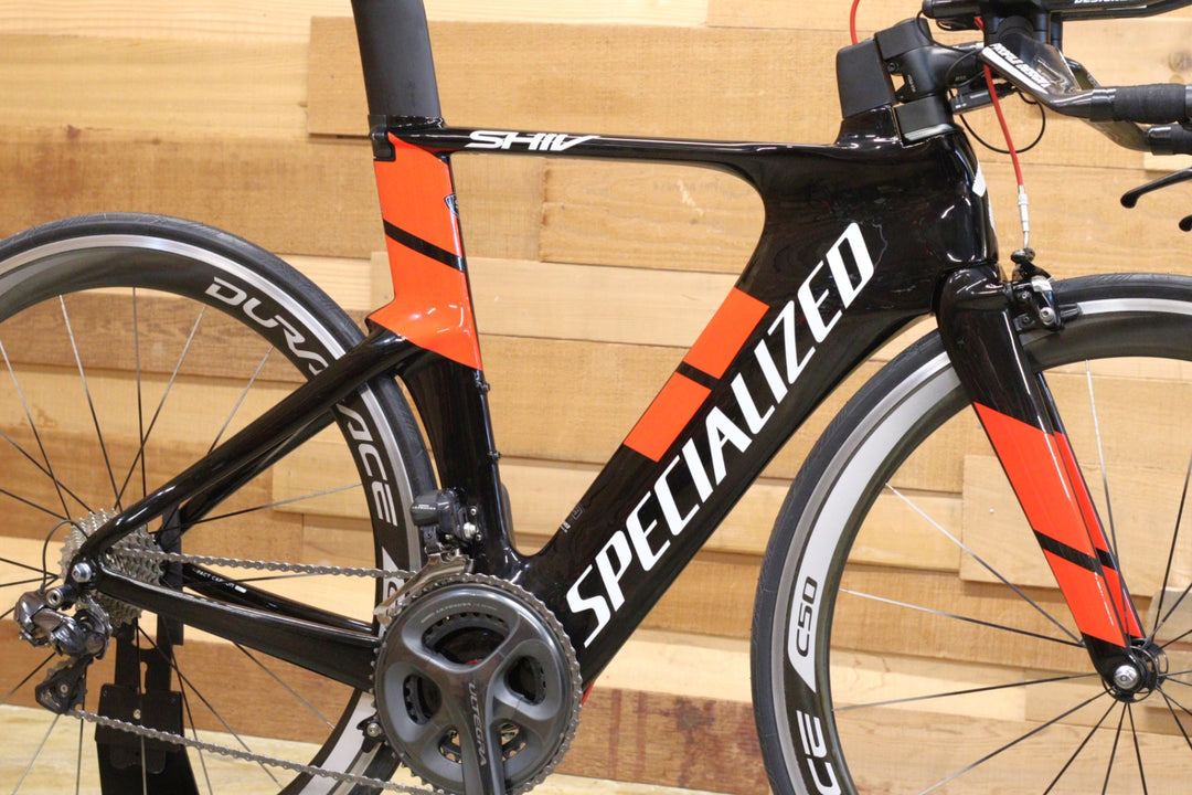 スペシャライズド SPECIALIZED シヴ SHIV EXPERT 2017 Sサイズ シマノ アルテグラ 6870 MIX Di2 11S カーボン トライアスロンバイク TTバイク 【立川店】