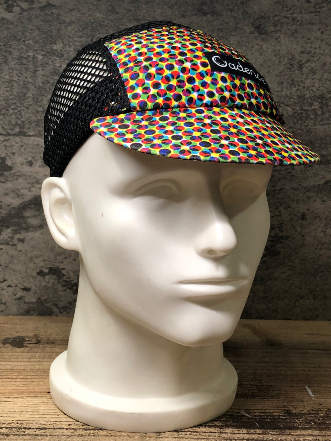 JQ493 ケイデンス Cadence サイクルキャップ 黒メッシュ