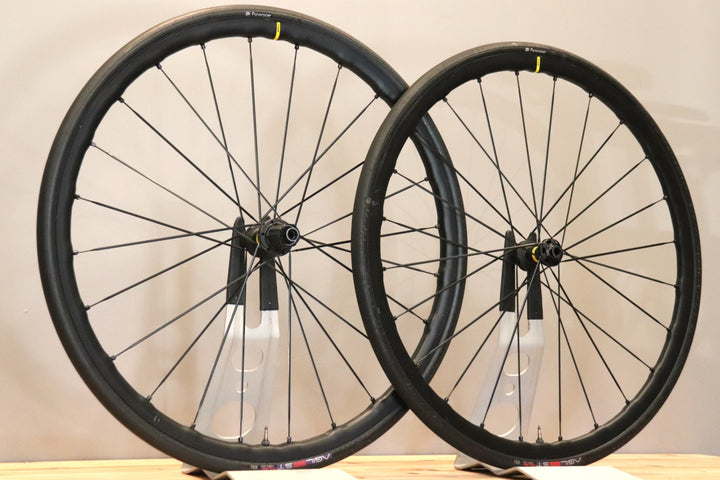 訳アリ マヴィック MAVIC キシリウム KSYRIUM SL 25 DISC UST アルミ チューブレスレディ ホイールセット シマノ11S/12S 19C 【仙台店】
