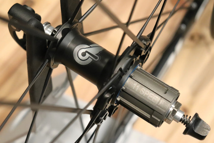 カンパニョーロ CAMPAGNOLO ユーラス EURUS アルミ クリンチャー ホイールセット シマノ11S/12S ナローリム 15C 【仙台店】