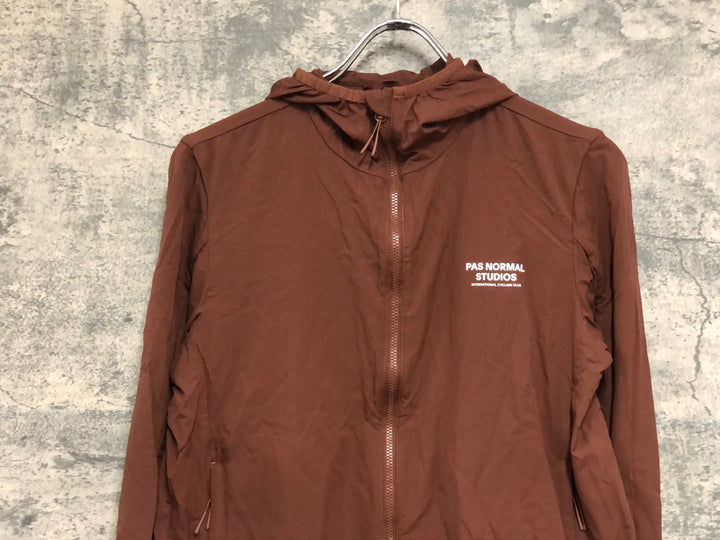 JZ670 パスノーマルスタジオ PAS NORMAL STUDIOS Men's Off-Race Stow Away Jacket 長袖 サイクルジャケット 茶 XS