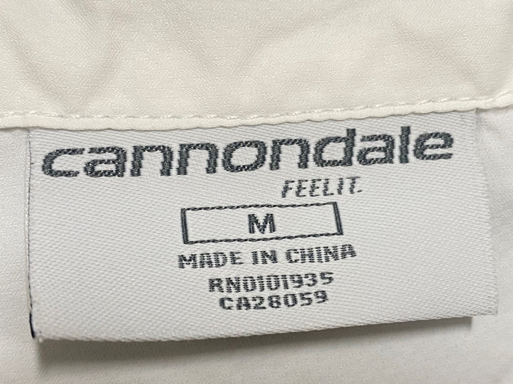 KB820 キャノンデール CANNONDALE 長袖 ウィンドブレーカー 白 M