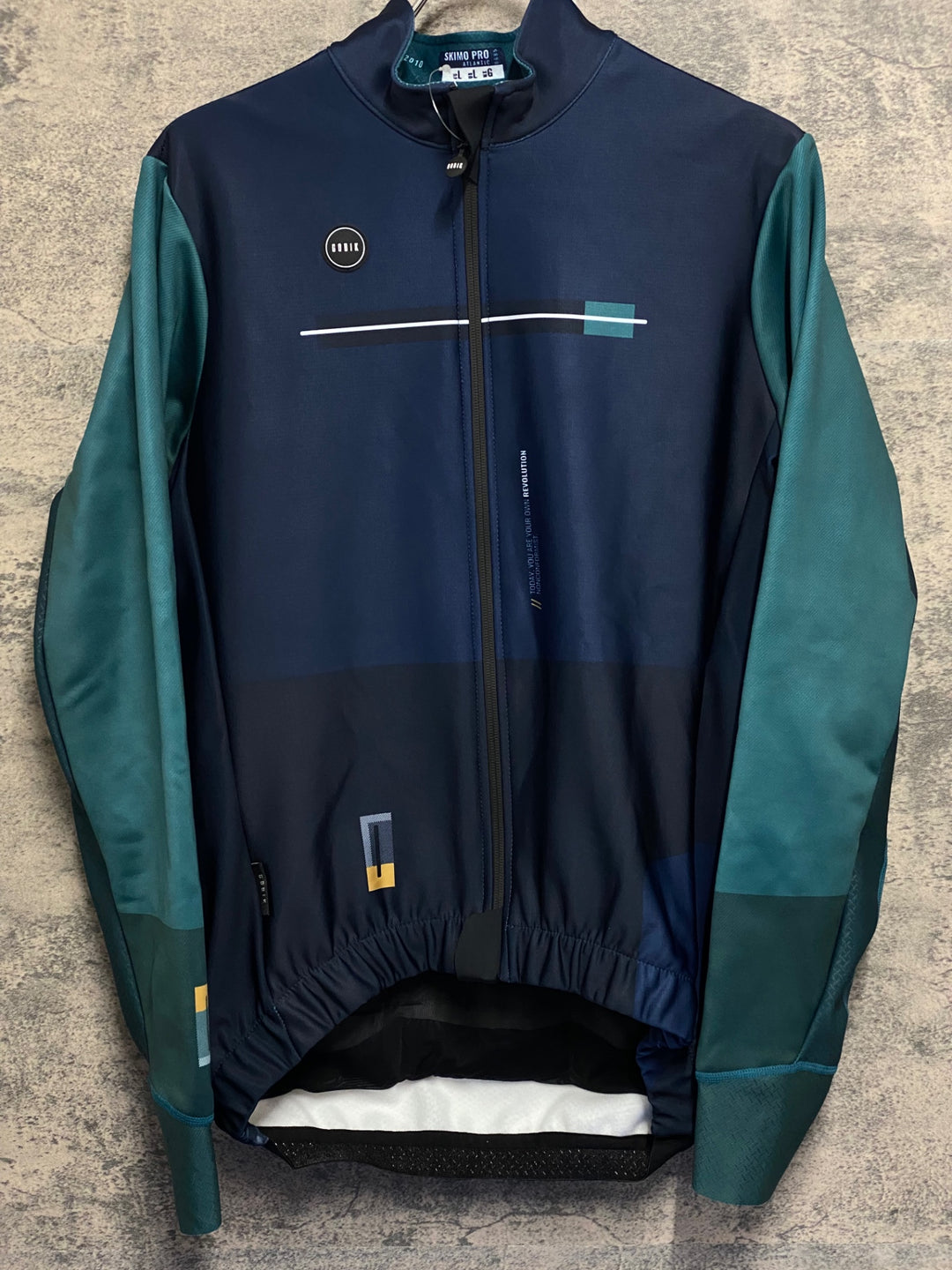 JV261 ゴビック GOBIK SKIMO PRO ATLANTIC 長袖 サイクルジャケット ネイビー L 裏起毛