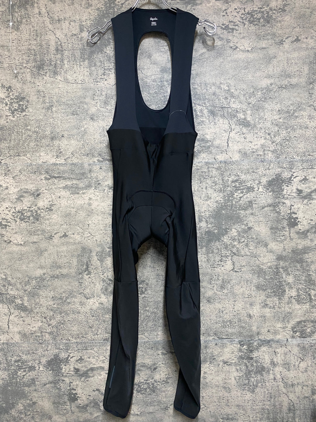 JQ777 ラファ Rapha CORE WINTER TIGHTS WITH PAD ビブタイツ 黒 S 裏起毛