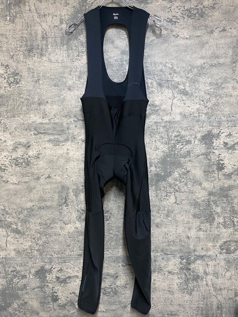 JQ777 ラファ Rapha CORE WINTER TIGHTS WITH PAD ビブタイツ 黒 S 裏