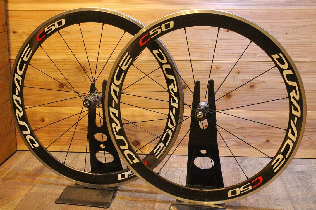 シマノ SHIMANO デュラエース DURA-ACE WH-7900-C50-CL アルミ/カーボン クリンチャー ホイールセット シマノ10S 15C 【名古屋店】