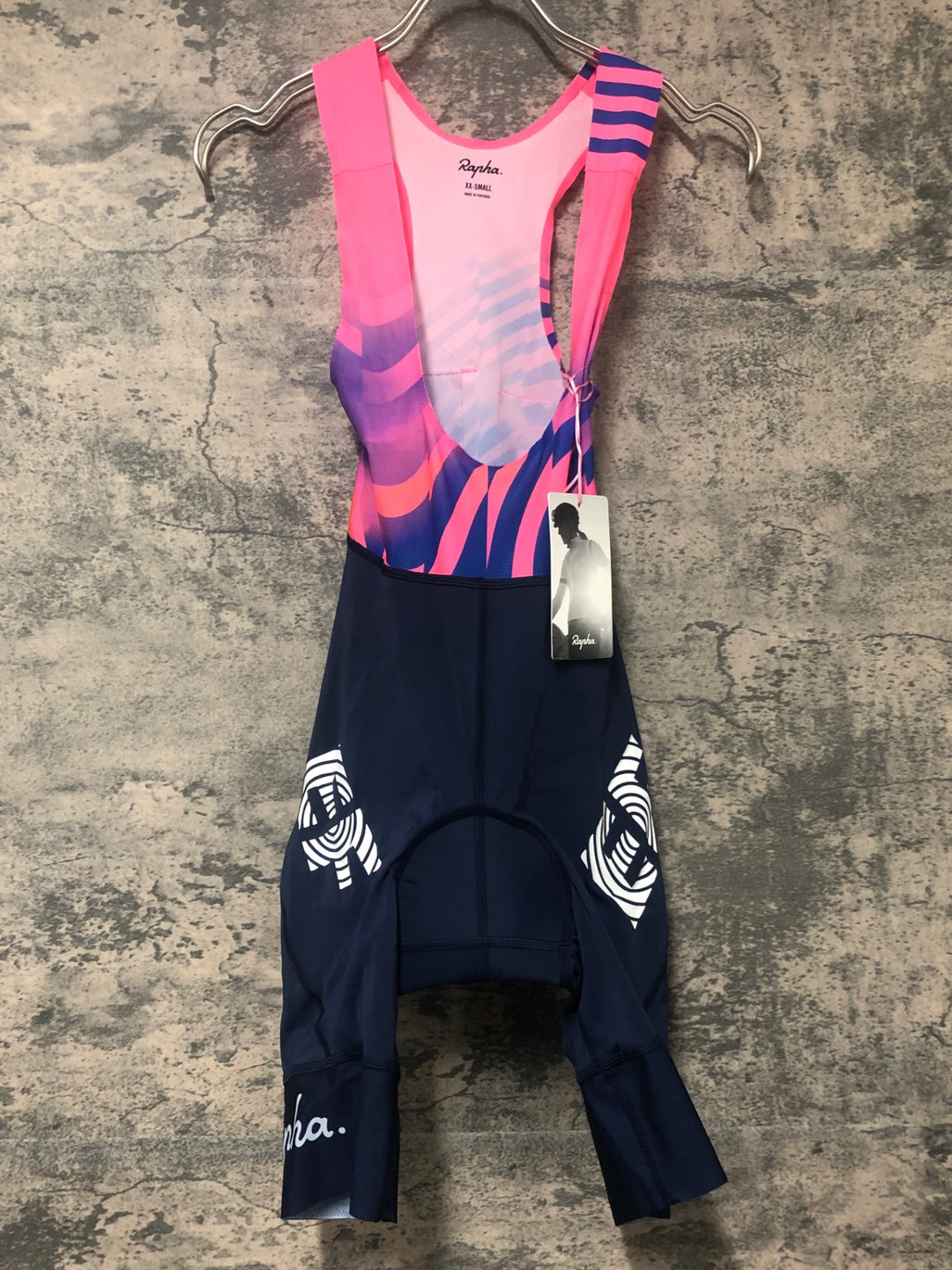 JE205 ラファ Rapha EF WOMEN'S FIRST WOMEN'S PRO TEAM BIB SHORTS ビブショーツ ネイビー パープル レディース XXS
