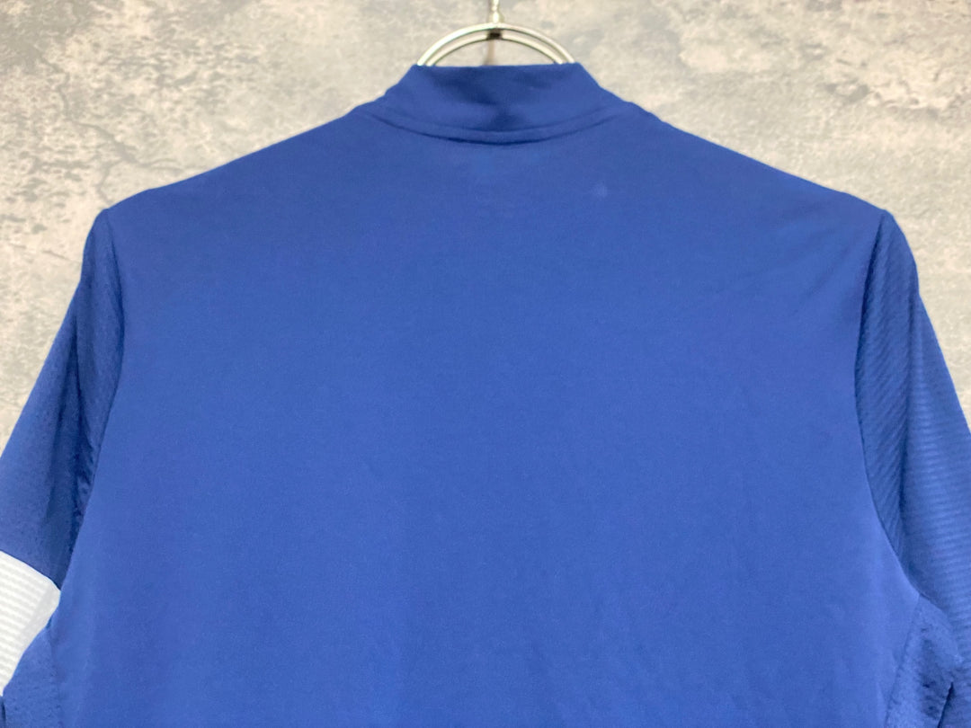 KM157 ラファ Rapha WOMEN'S CORE LIGHTWEIGHT JERSEY 半袖 サイクルジャージ 青 M