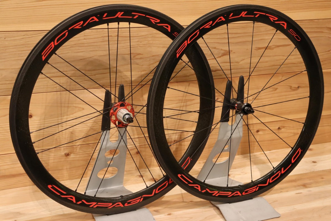 カンパニョーロ CAMPAGNOLO ボーラウルトラ BORA ULTRA 50 SPECIAL EDITON AC3 カーボン クリンチャー ホイールセット シマノ12/11S 17C 【千葉店】