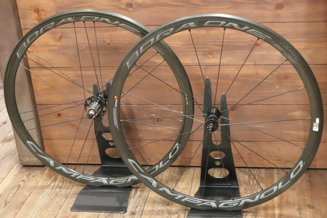 カンパニョーロ CAMPAGNOLO ボーラワン BORA ONE 35 AC3 カーボン チューブラー ホイールセット カンパ11S/12S 【東京南麻布店】