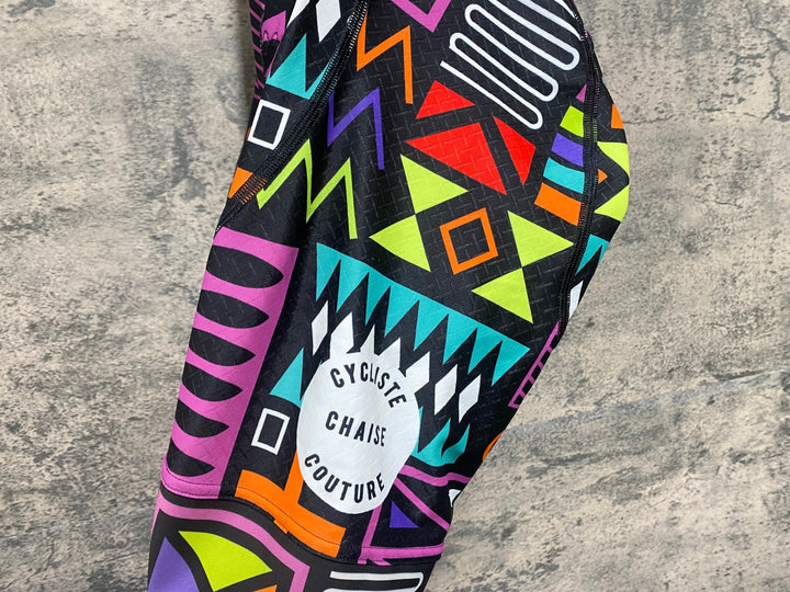KB867 Chaise Cycliste Couture ビブショーツ M  総柄