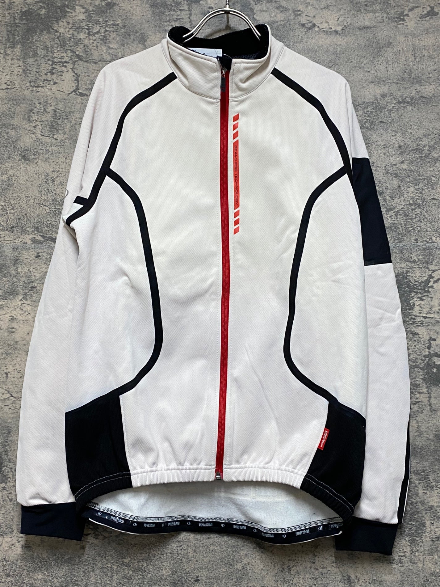 JR167 パールイズミ PEARL iZUMi 長袖サイクルジャケット 白 XL 裏起毛