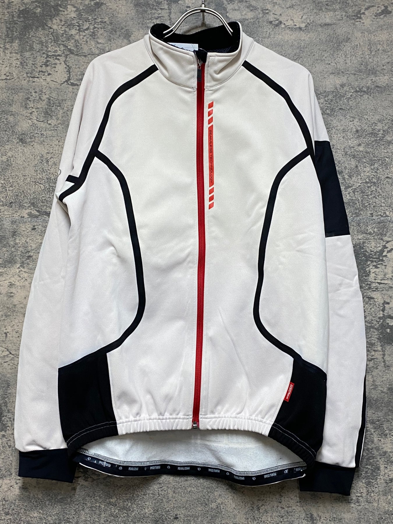 JR167 パールイズミ PEARL iZUMi 長袖サイクルジャケット 白 XL 裏起毛