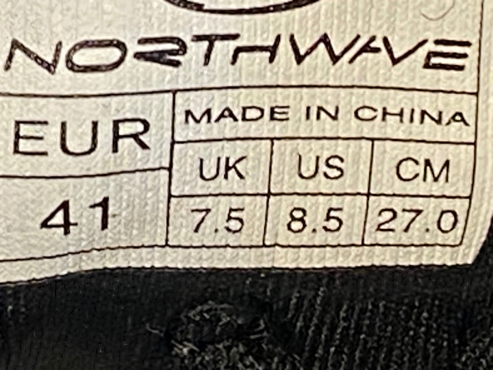 JR509 ノースウェーブ NORTHWAVE AERLITE 3 shoes ビンディングシューズ 黒赤白 EU41