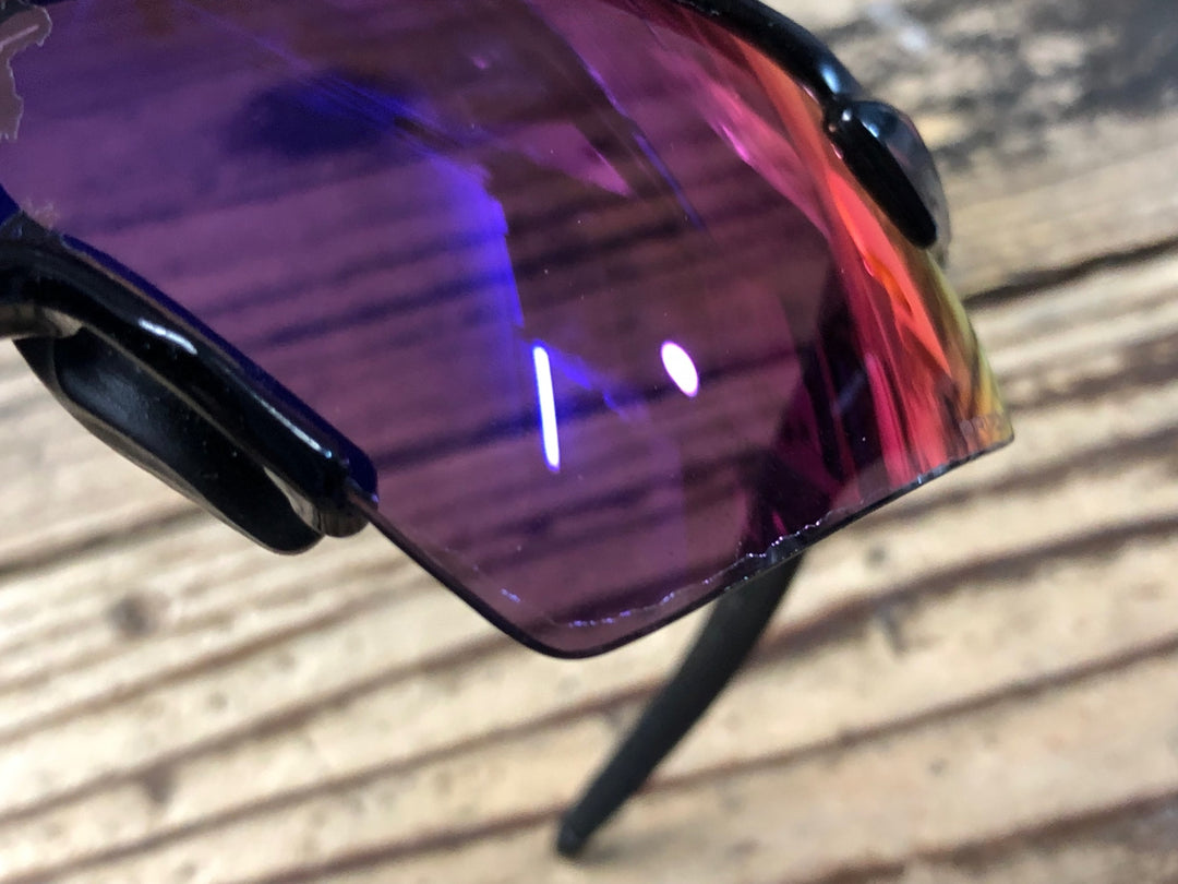KB200 オークリー OAKLEY RADAR EV サングラス アイウェア 黒 PRIZMレンズ ※レンズ表面劣化