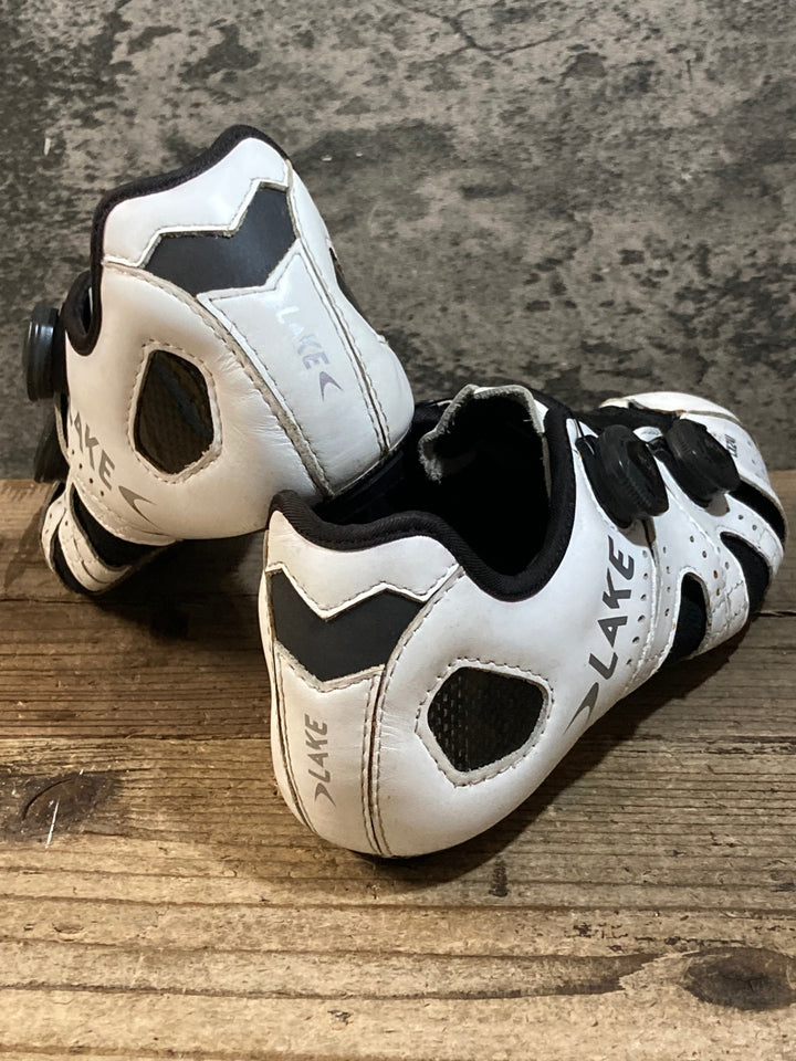 KD062 レイク LAKE CX241 ビンディングシューズ EU41 白