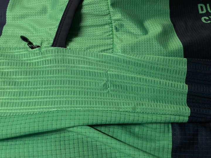KN748 カフェドシクリステ Cafe du Cycliste ANGELINE 半袖 サイクルジャージ 緑 XS