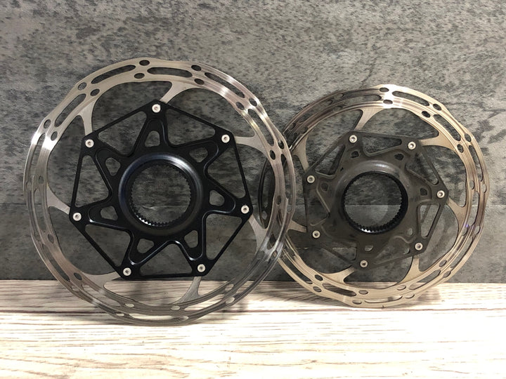 KI738 スラム SRAM CLX ディスクブレーキローター 前後セット 160/140mm 1.8/1.75mm